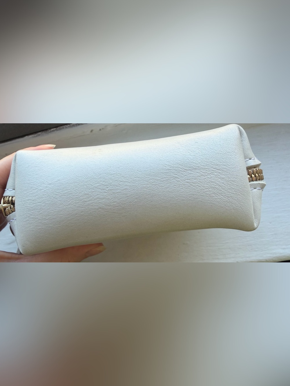 Portland Leather Goods Taco Tassel Pouch in Pearl ⚪️ NWOT - Picture 5 of 7